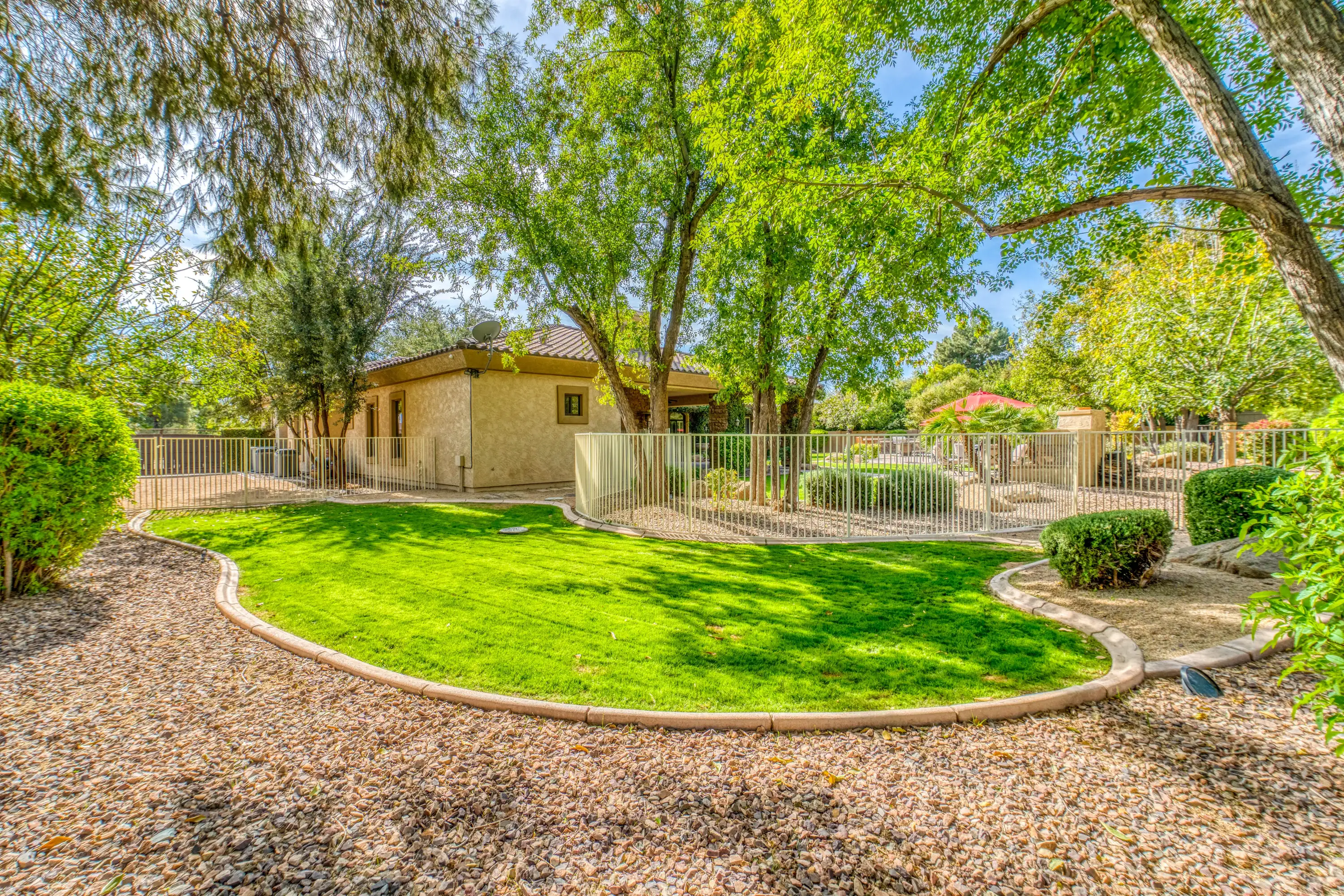 Curved lawn irrigation and edging project